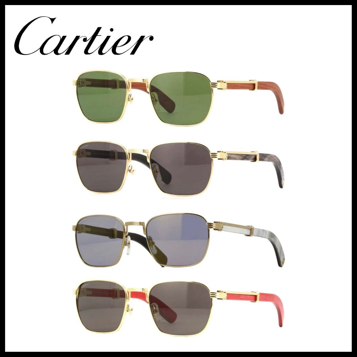 Cartier(カルティエ)】サングラス ☆注目商品☆ 送料/関税込み