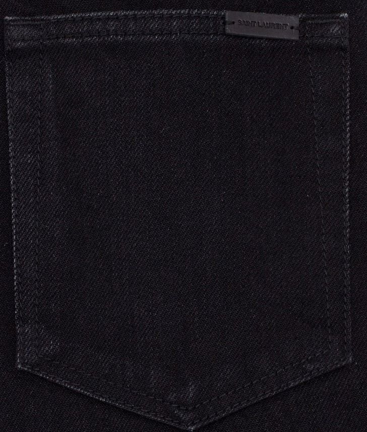 新作☆【SAINTLAURENT】70年代のジーンズ Saint Laurent《70年代 ジーンズ》ブラック 5ポケット DHL 直営