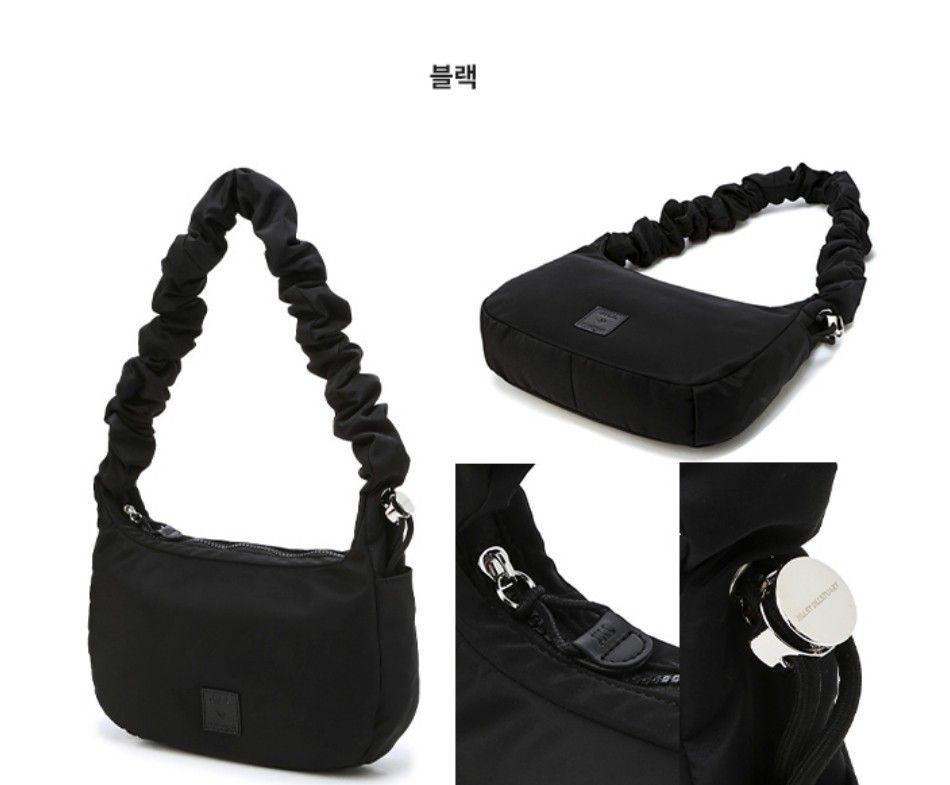 ○JILLSTUART○NYLON LOGO PATCH STRING SHOULDER BAG 3色 人気