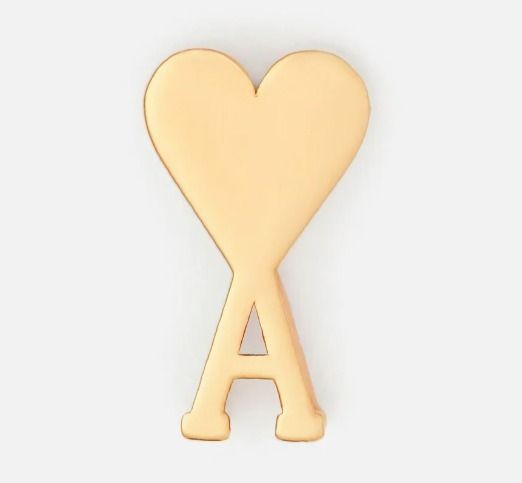 AMI PARIS】Ami de Coeur パラジウムプレーテッド片方ピアス (AMI PARIS/ピアス) 96160730【BUYMA】