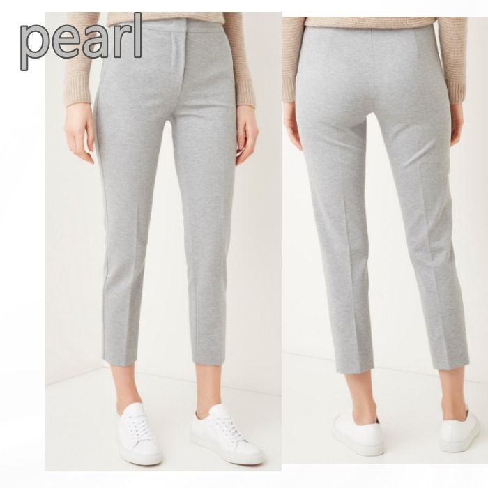 MaxMara クロップドパンツ ビスコース ジャージー PEGNO (Max