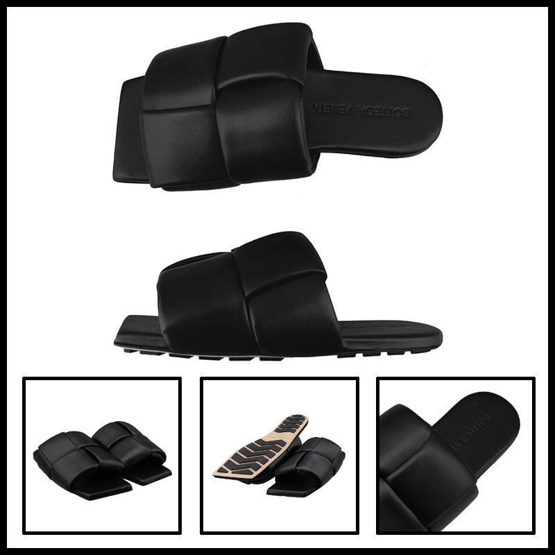 ファッション姫 通販 送料関税込☆BOTTEGA VENETA スライドサンダル パッチ フラット 靴