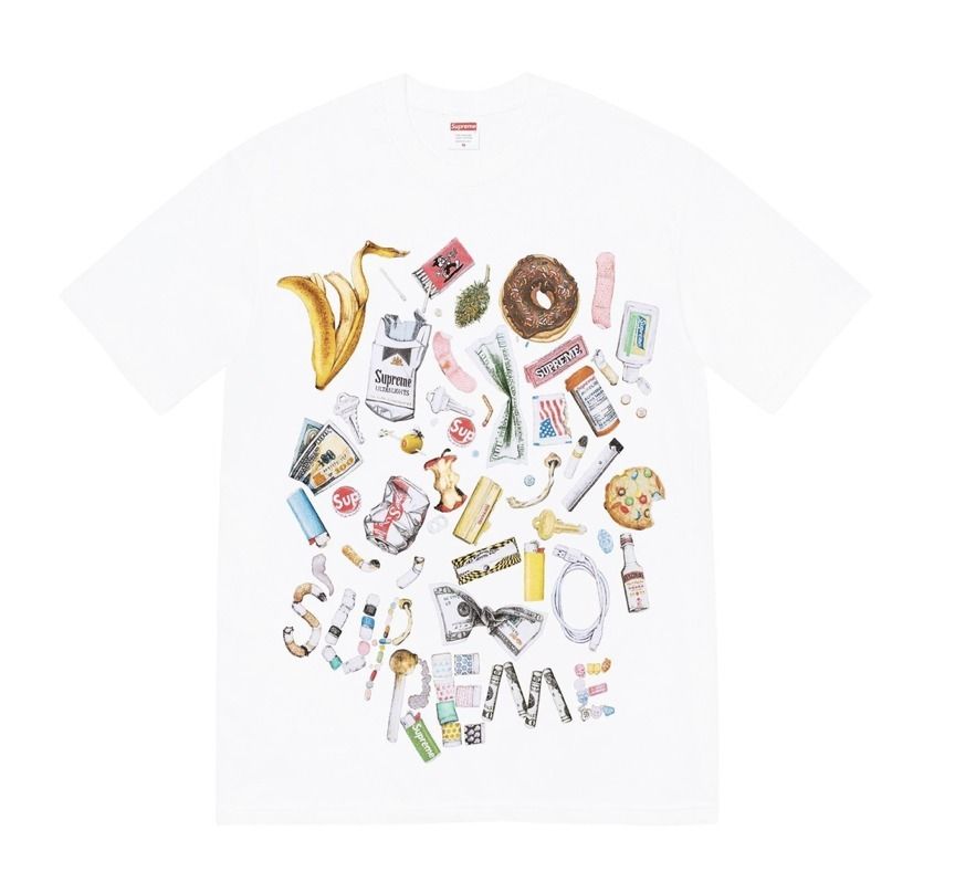 ★Supreme★洗練された芸術★インパクトのあるトラッシュTシャツ ☆Supreme☆洗練された芸術☆インパクトのあるトラッシュTシャツ