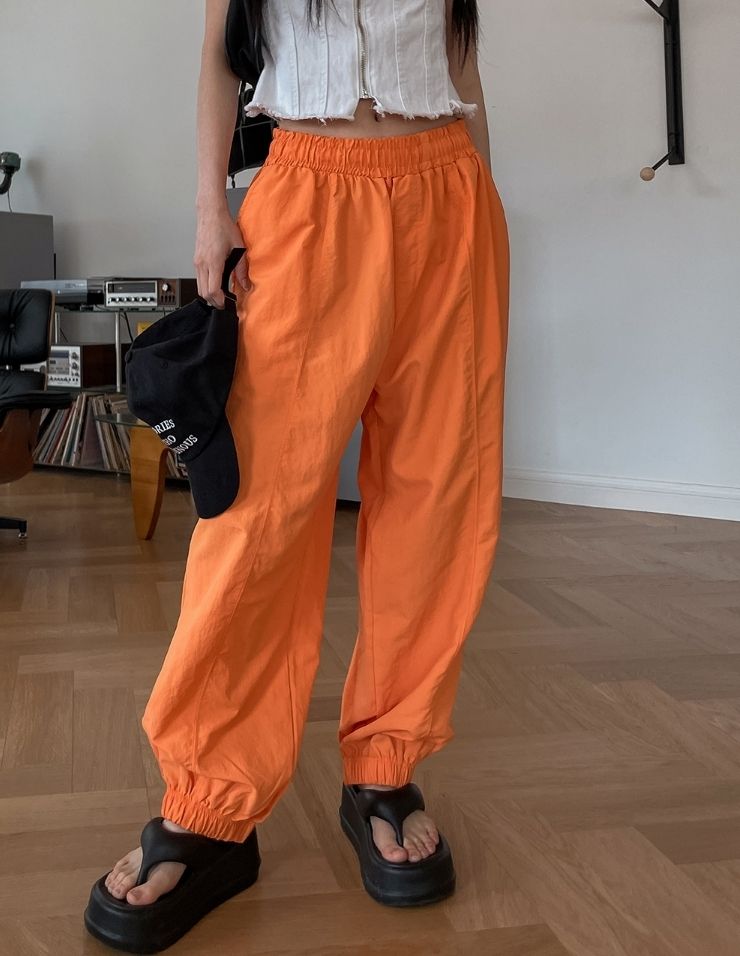 【U LAN】(UNISEX) Colorful Zipper Nylon Pants U LAN】(UNISEX) Colorful Zipper Nylon Pants (U LAN/パンツ
