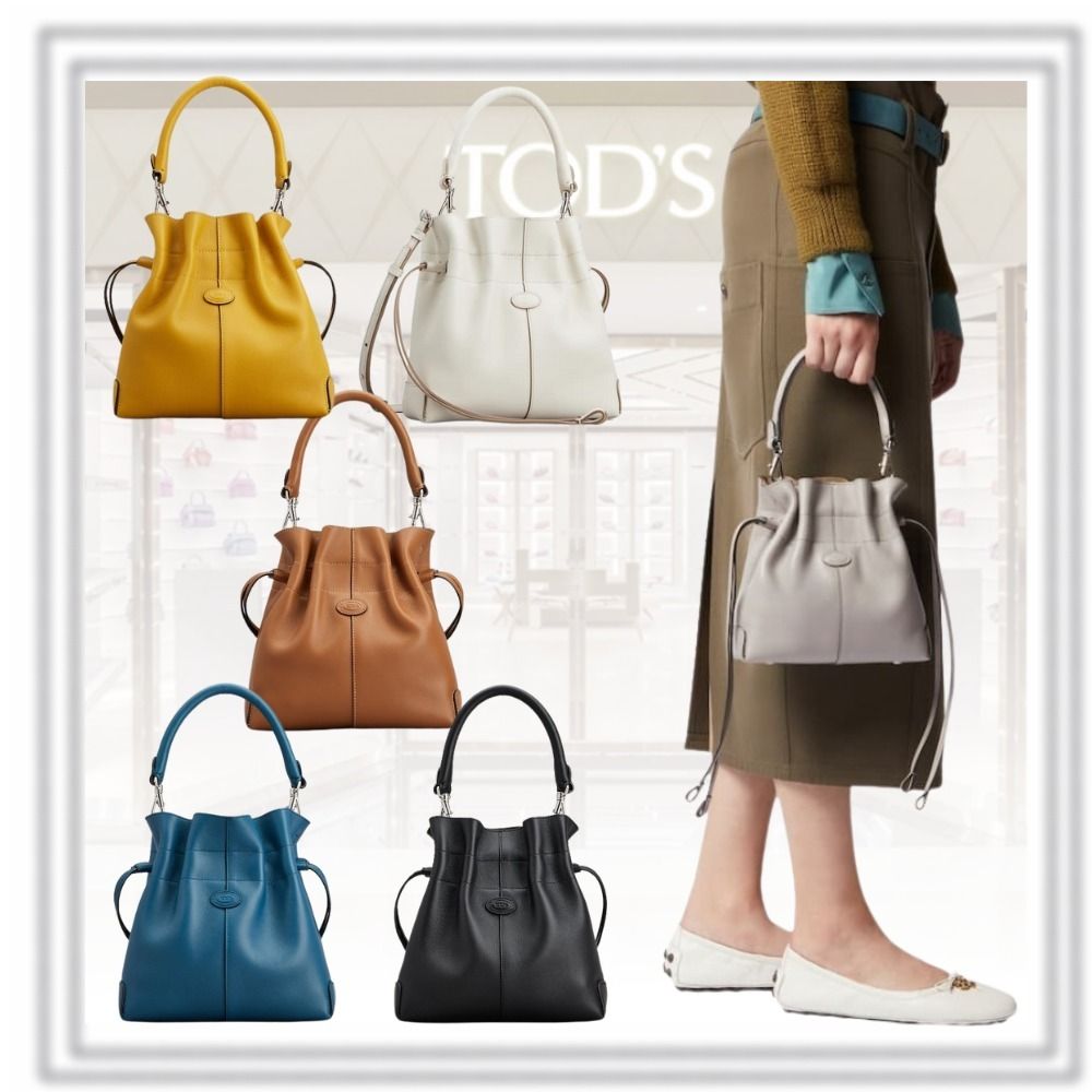 【TOD'S】トッズ Di Bag レザー バケット バッグ XBWDBSU0100S85 送料込直営店*TOD`S* Di Bag ミニ レザー バケット バッグ