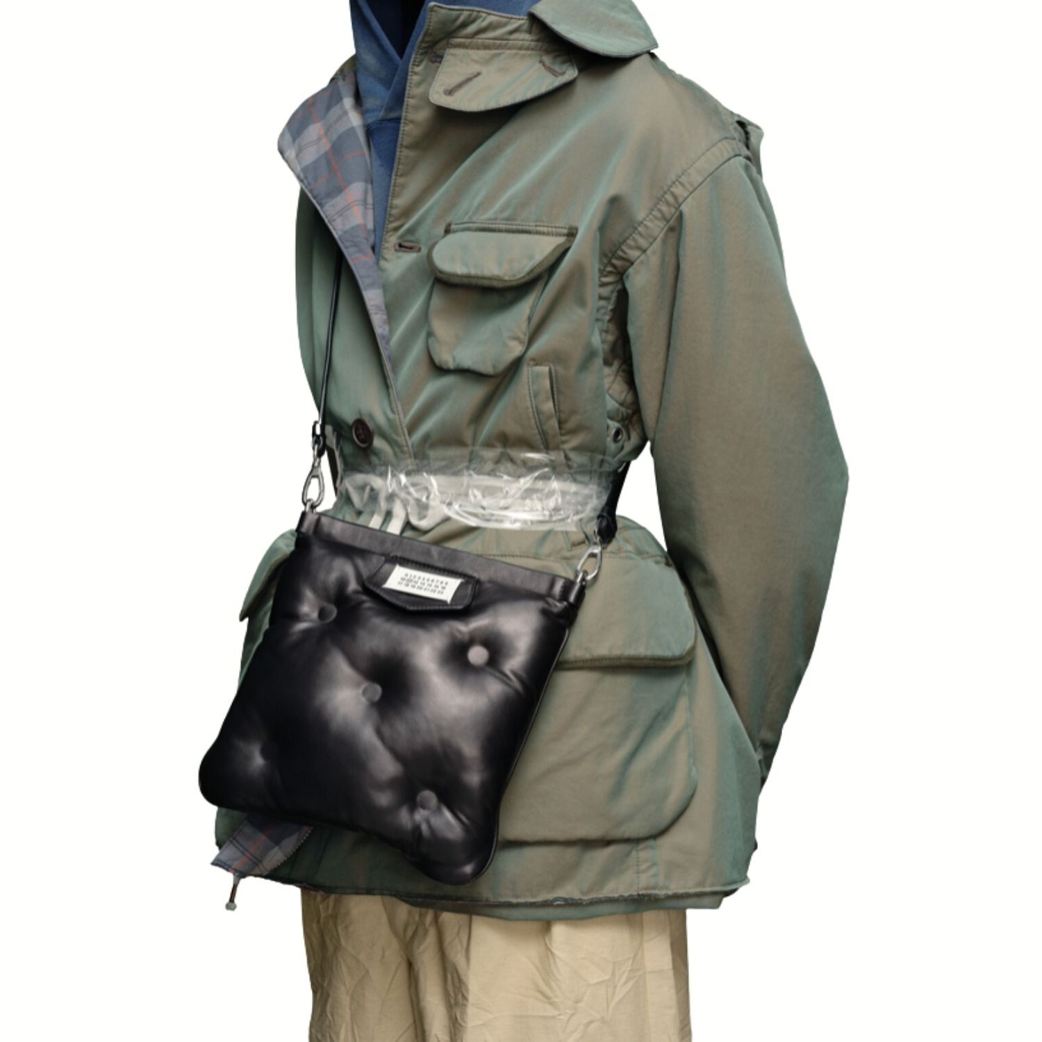 【MAISON MARGIELA】関税込☆Glam Slam フラップポケットバッグ Maison Margiela メゾンマルジェラ バッグ ショルダーバッグ