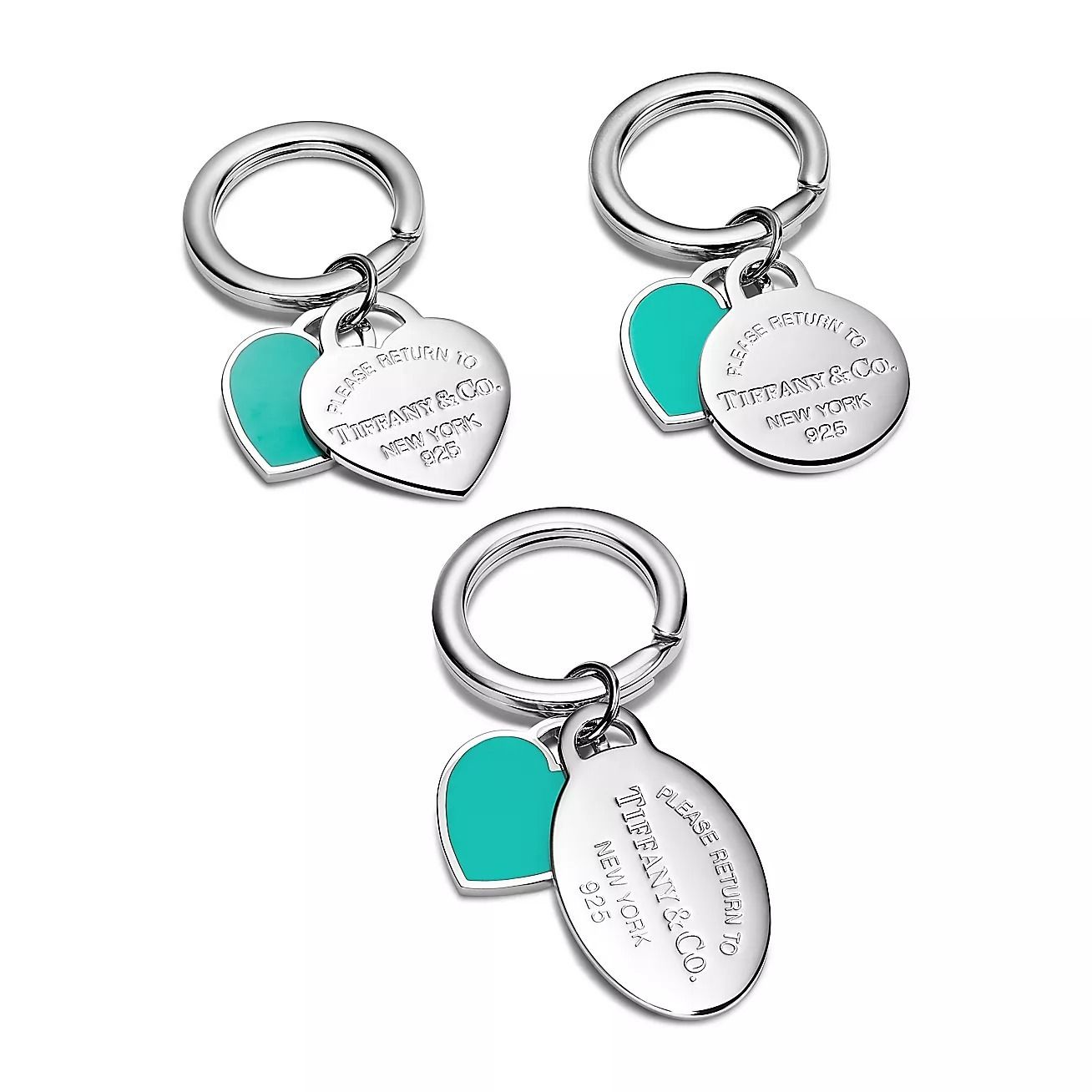 誕生日プレゼント TIFANY&Co.】ラウンド ＆ ハート タグ キーリング (Tiffany & Co 小物
