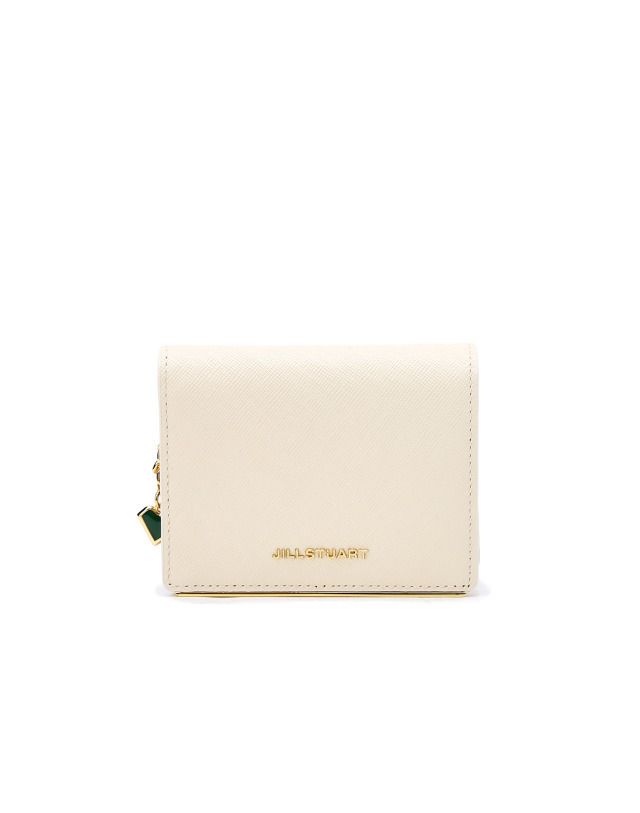 [JILLSTUART]★[LILY HIGH]LOGO DECORATION COWHIDE HALF WALLET JILLSTUART LILY HIGH LOGO DECORATION COWHIDE HALF WALLET