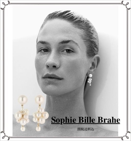 関税送料込】 Botticelli パールドロップピアス** (Sophie Bille Brahe