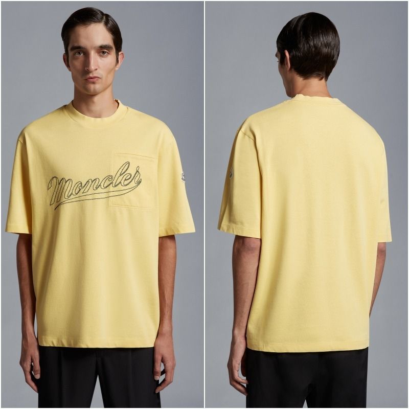 MONCLER】Tシャツ コットン クルーネック ショートスリーブ