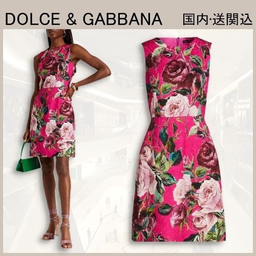 VIP☆DOLCE & GABBANA 花柄 ワンピース パーティドレス (Dolce ...