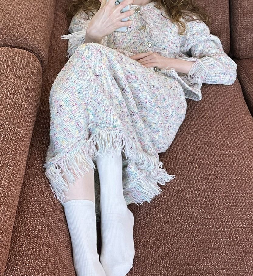 スカート [SINOON] MOUSSE FRINGE SKIRT SINOON] MOUSSE FRINGE SKIRT | もごつ