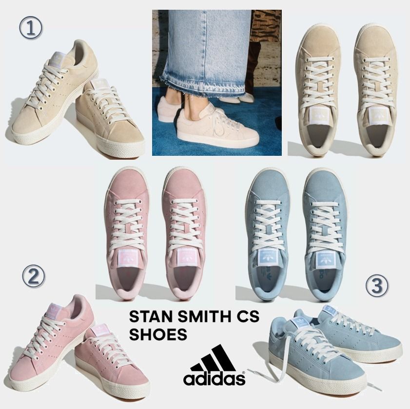 オープニング 大放出セール 大人気☆アディダススタンスミス☆STAN SMITH CS SHOES 選択3色 靴