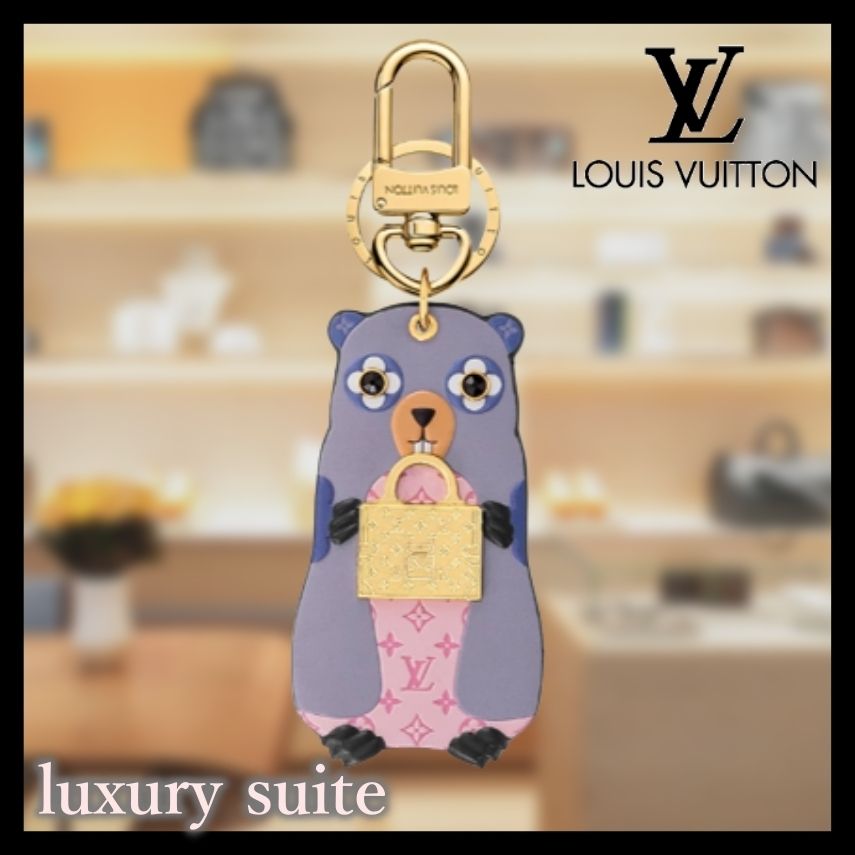 ルイヴィトン】キーリング キーホルダー・LV マーモット (Louis ...