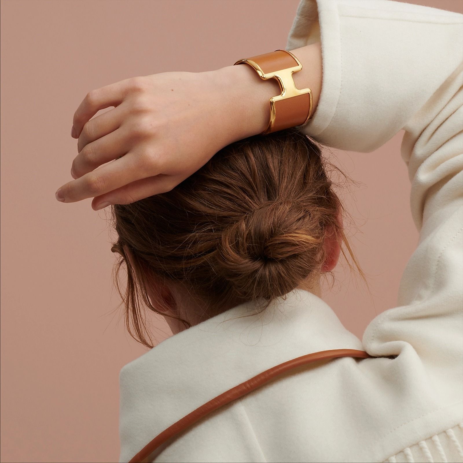 HERMES∽Manchette Olympe オランプ カフ ブレスレット_パリ速達