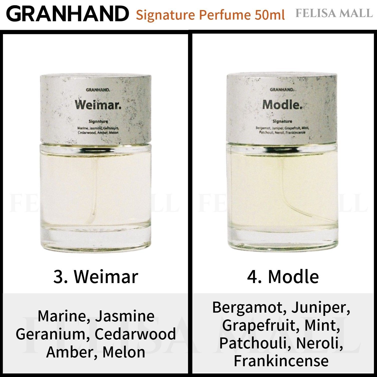 GRANHAND. Soie. Signature Perfume 50 ml / 1.69 oz. K-beauty