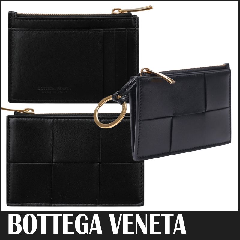 送料関税込☆BOTTEGA VENETA イントレチャートレザー キーポーチ