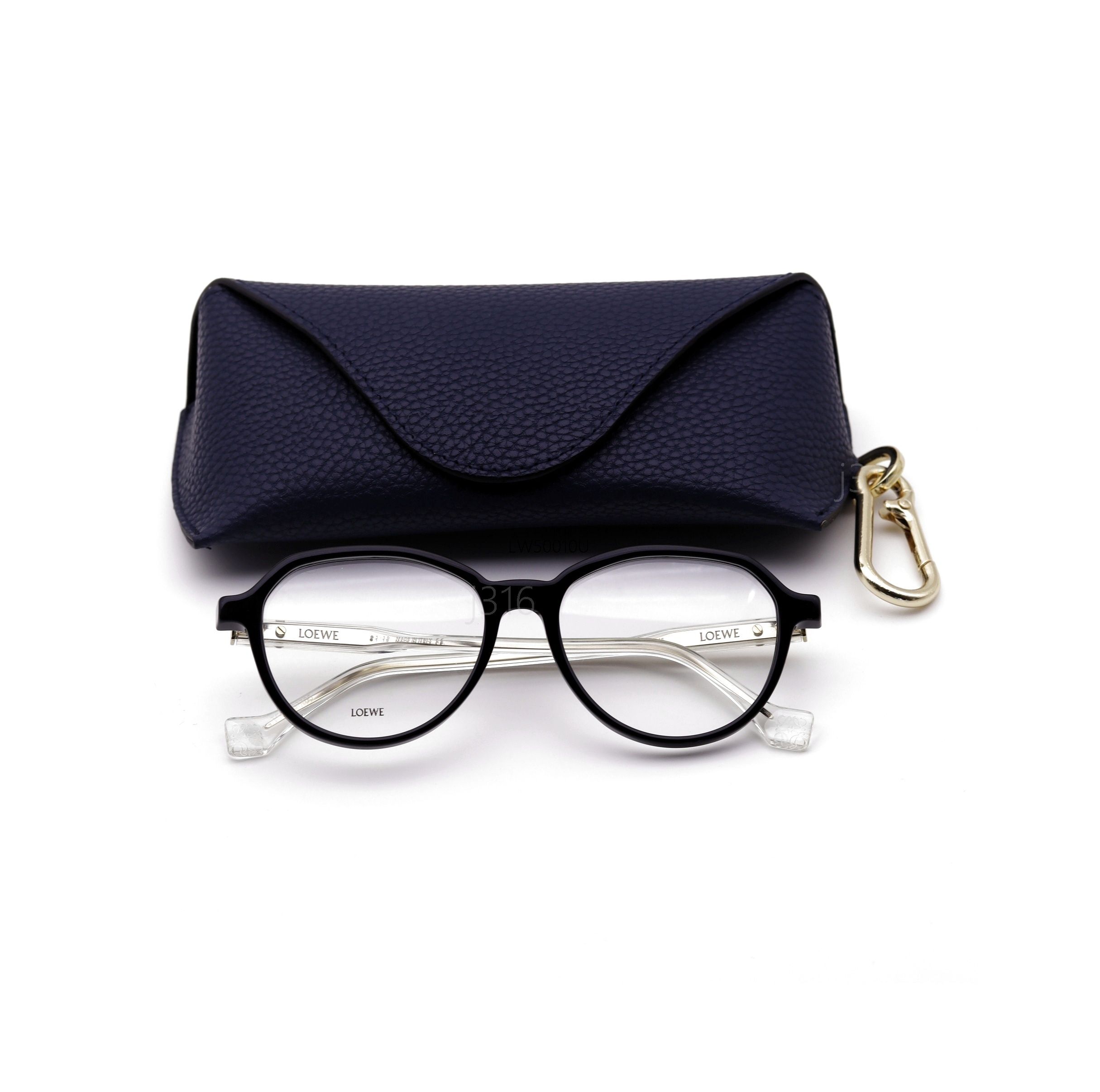 SALE☆正規品【LOEWE】メガネフレーム ハーフリム 関税/送料込み LOEWE】ロエベ 人気メガネ 正規品 安全発送 SALE (LOEWE/メガネ