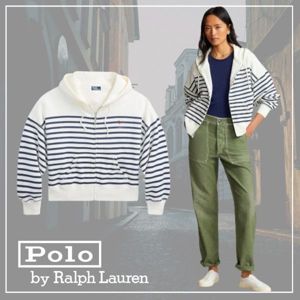 POLO RALPH LAUREN】□関税込□ボーダーパーカー (POLO RALPH