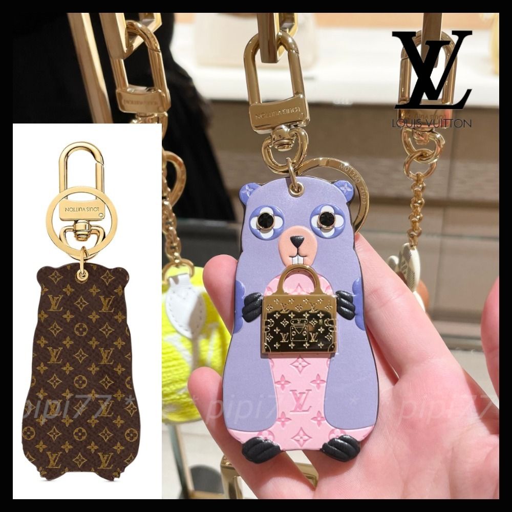 え!? 可愛い♪】Louis Vuitton☆キーホルダー・LV マーモット (Louis ...