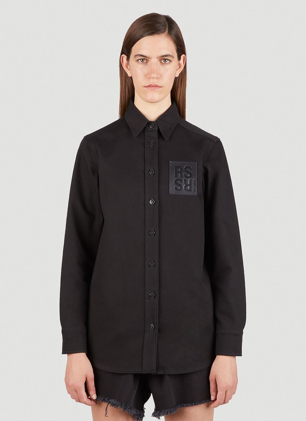 ロゴパッチシャツ (RAF SIMONS/ブラウス・シャツ) 96720116【BUYMA】