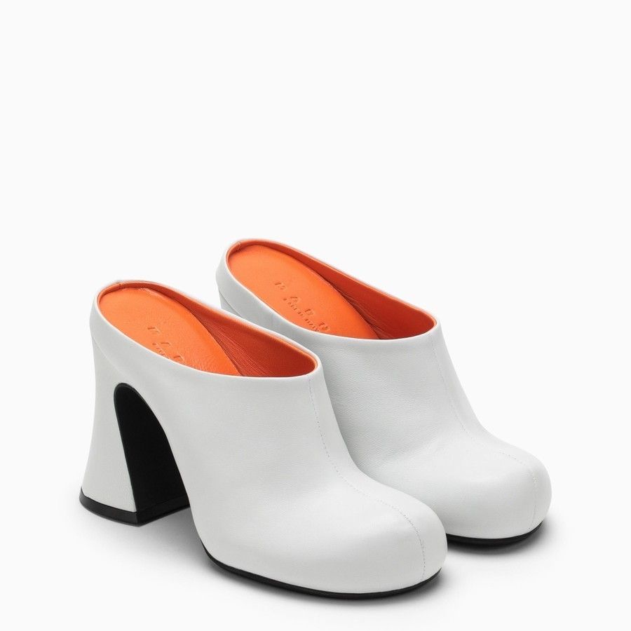 MARNI 25SS サンダル・ミュール ホワイト系 中古・古着通販】MARNI (マルニ) Bubble Twisted Open-Toe