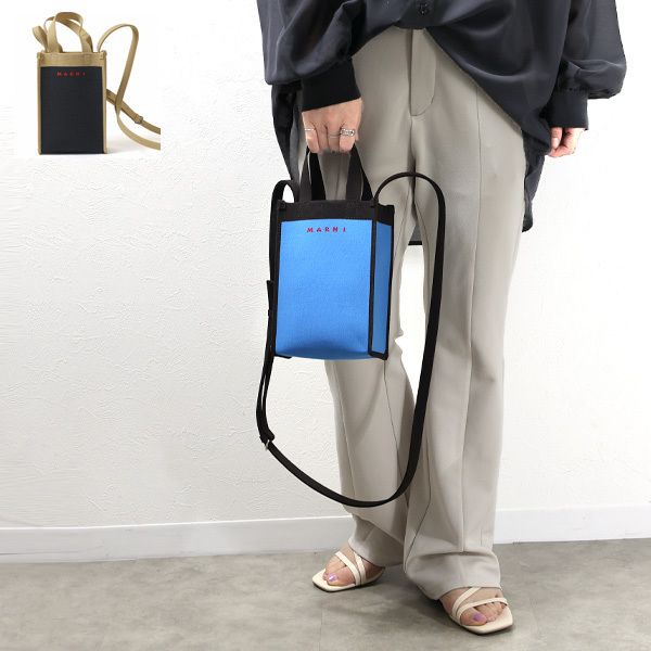 MARNI マルニ ミニ ショルダーバッグ クロスボディバッグ ロゴ