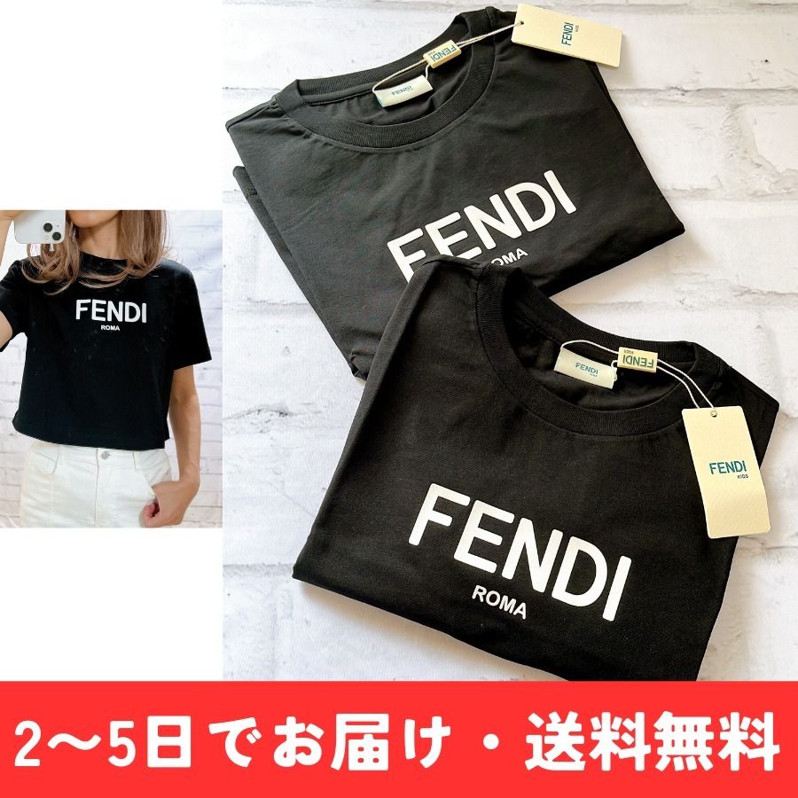 FENDIロゴ入りTシャツ