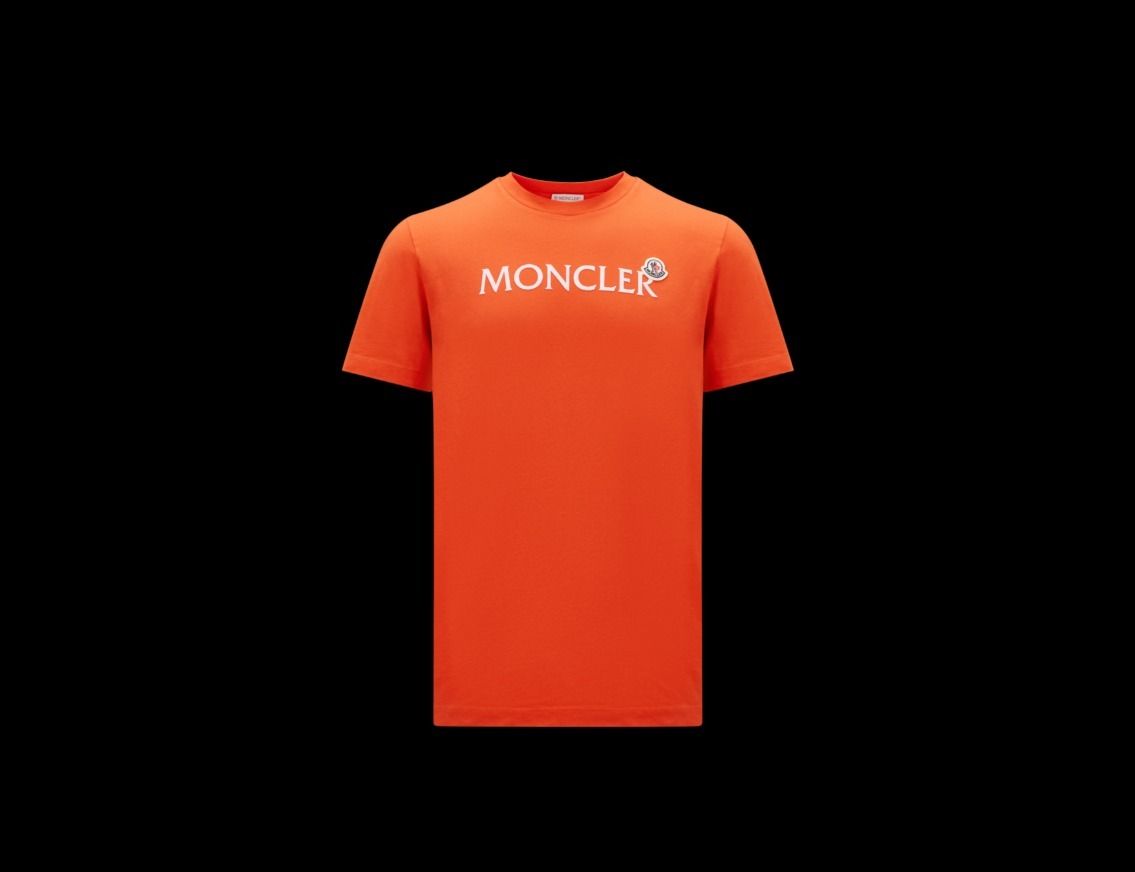 MONCLER 2023/24秋冬 レタリングロゴ入り クルーネックTシャツ