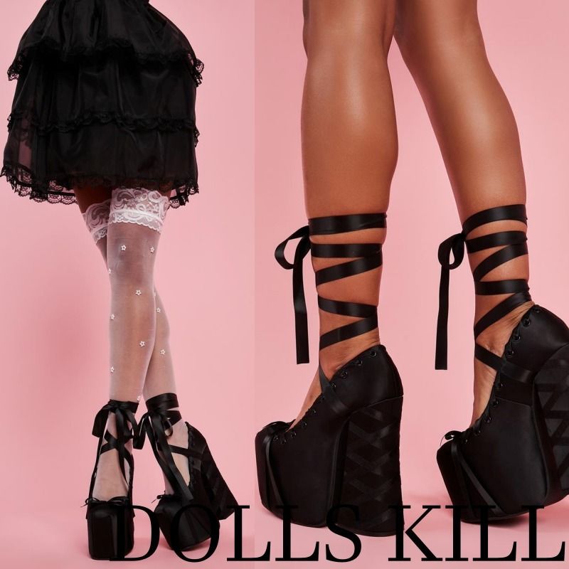 ☆DOLLS KILL☆Lunar Waltz バレエヒール Sugar Thrillz☆送関込