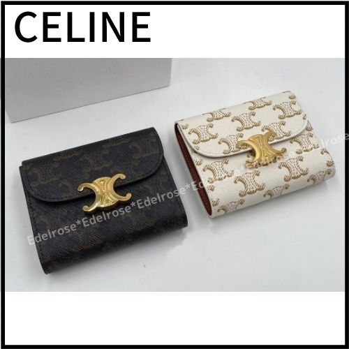 CELINE】セリーヌ スモールウォレット トリオンフ ミニ財布 (CELINE