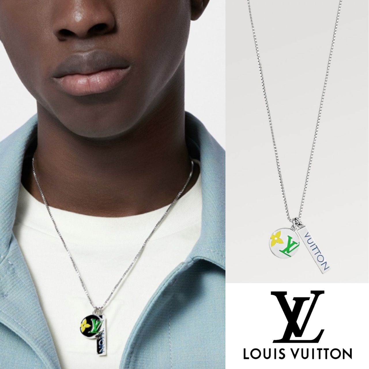 LOUIS VUITTON ペンダント・モノグラム プレイ M01185 (Louis Vuitton