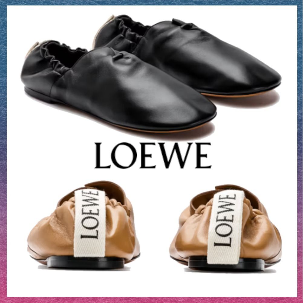 LOEWE ロエベ FLAMENCO フラメンコ バレリーナ シューズ 関送込 (LOEWE