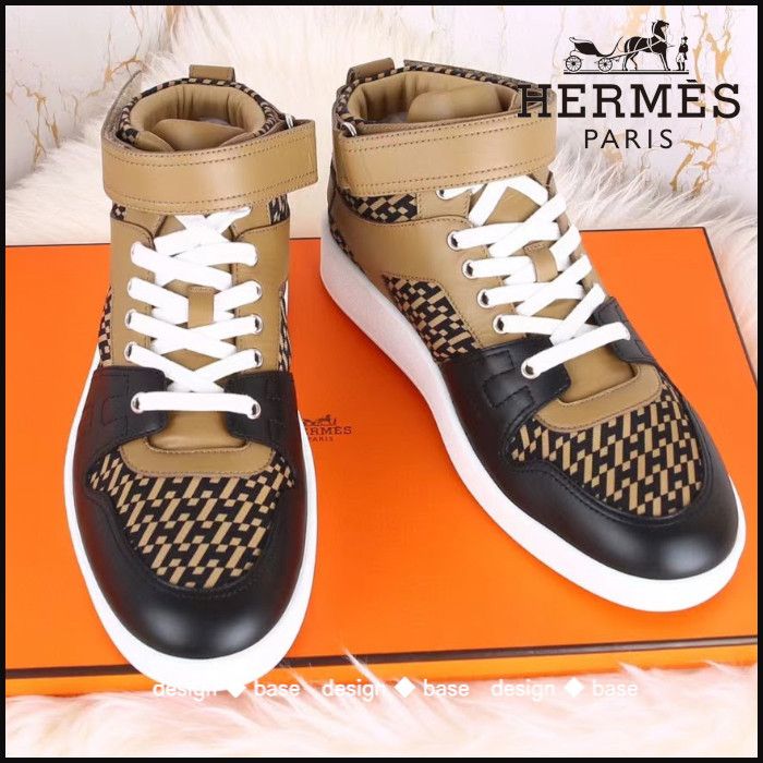 【お洒落！】HERMES スニーカー 新作☆】HERMES/エルメス スニーカー《ハンキー》ハイカット