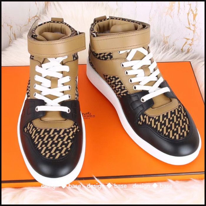 □オシャレ【 HERMES 】メンズスニーカー フリースタイル