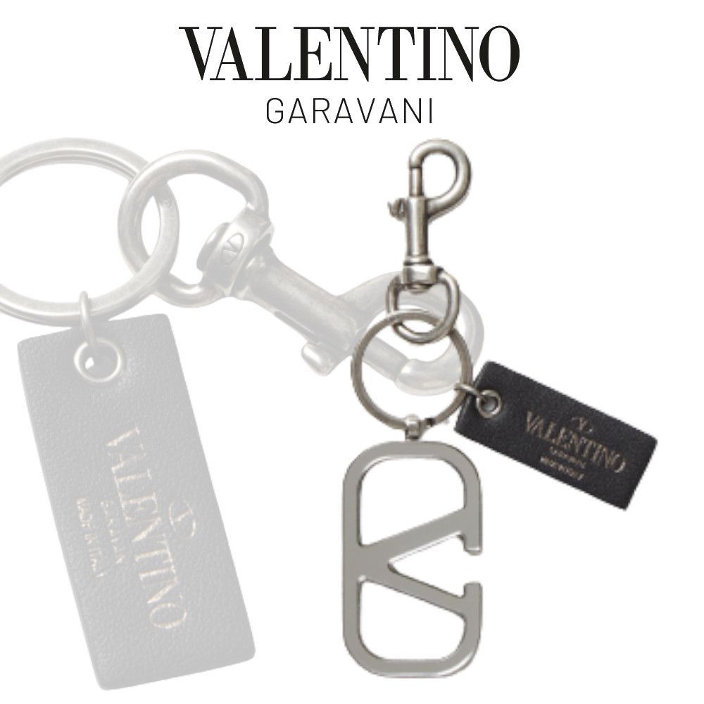 限定価格】Valentino Garavani Vロゴシグネチャーキーリング-