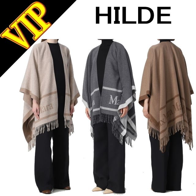 【Max Mara】ウールケープ HILDE Max Mara MAX MARA マックスマーラ ケープ HILDE ヒルデ