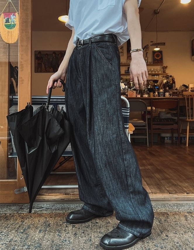 【2plan】Summer maxi wide denim Plus Size Denim Wide Leg Pants | Karen Millen