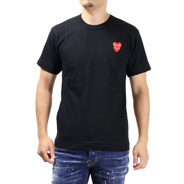 COMME des GARCONS コムデギャルソン Tシャツ 半袖 ダブルハート