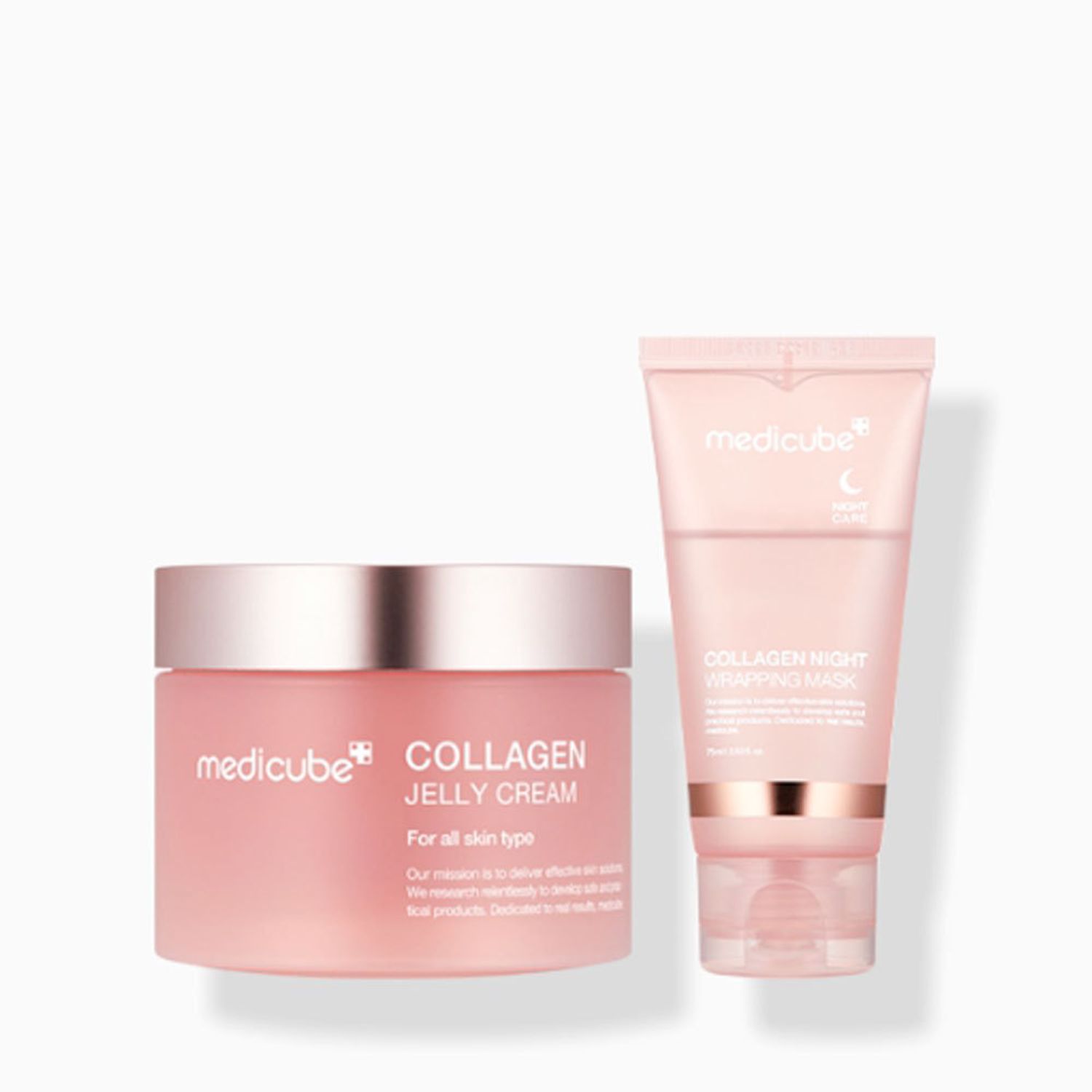 メディキューブ COLLAGEN JELLY CREAM 110ml+WRAPPING MASK 75ml 
