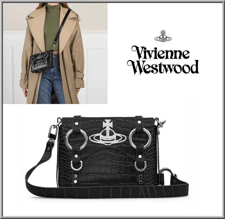 UK発☆Vivienne Westwood☆KIM クロコ ショルダーバッグ (Vivienne