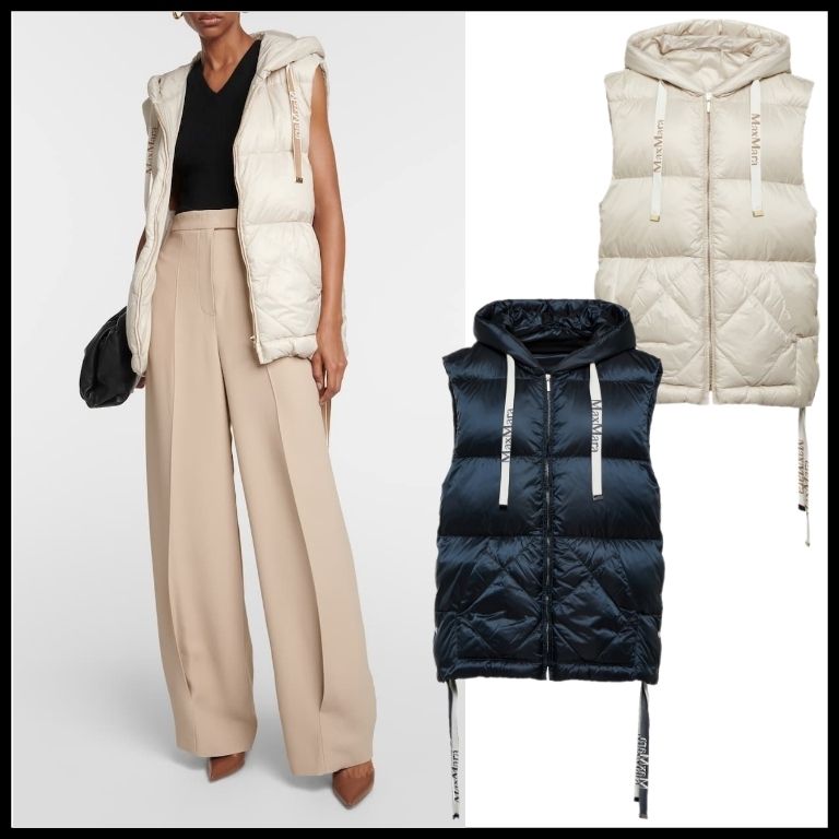 Max Mara】マックスマーラ Tresse キルティング ジレ ベスト (Max Mara