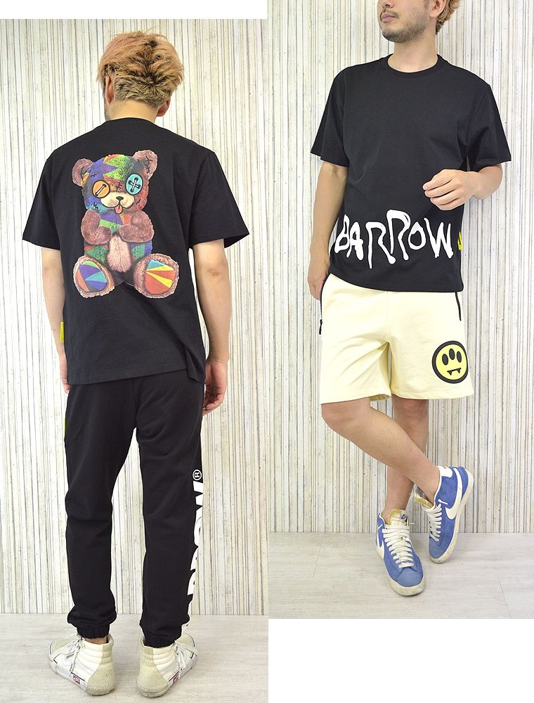 BARROW バロウ テディベアTシャツ TEDDY BEAR JERSEY T-SHIRT