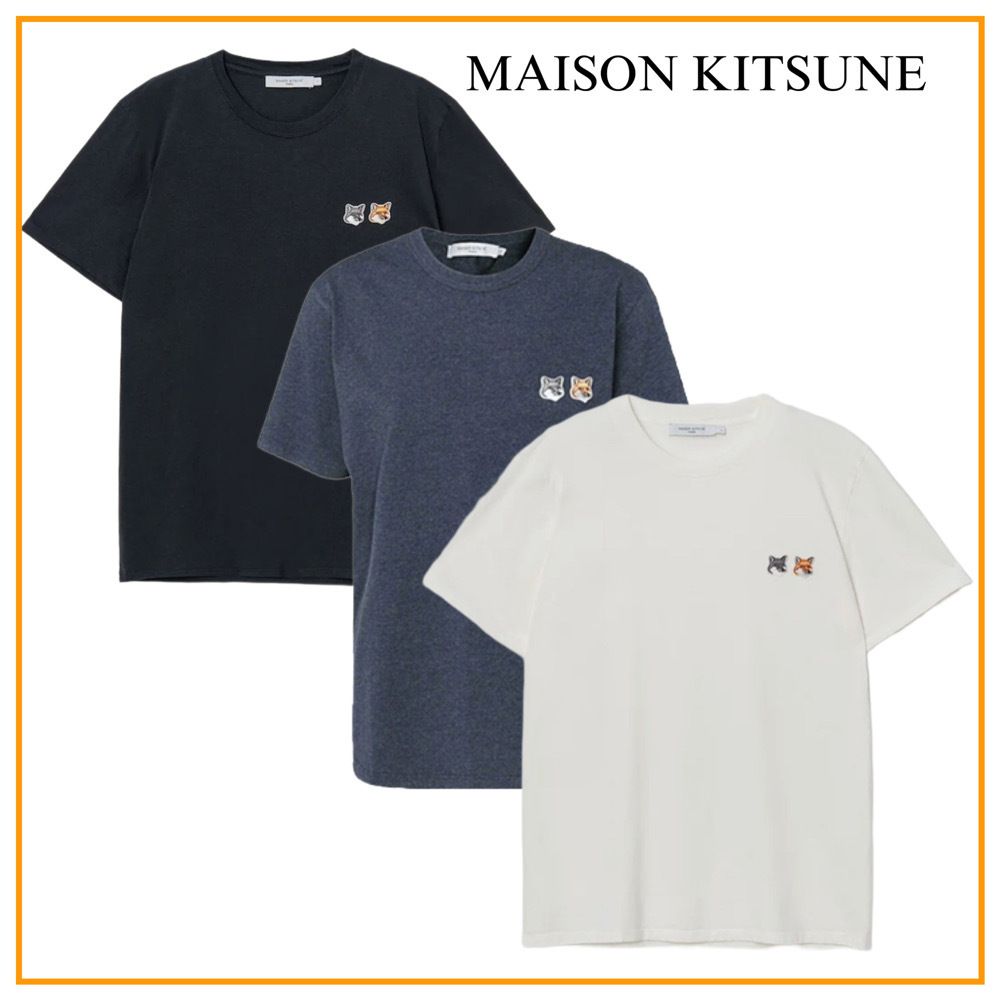 MAISON KITSUNE☆メゾンキツネダブルフォックスカップルティー (MAISON 