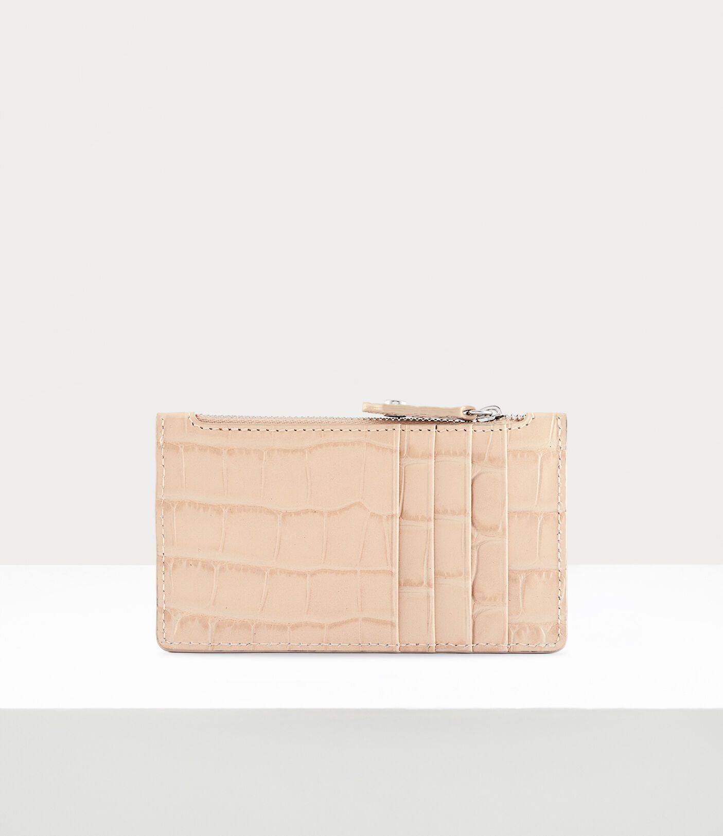 ☆vivienne westwood☆ロゴ カードケース ミニ財布 / クロコ