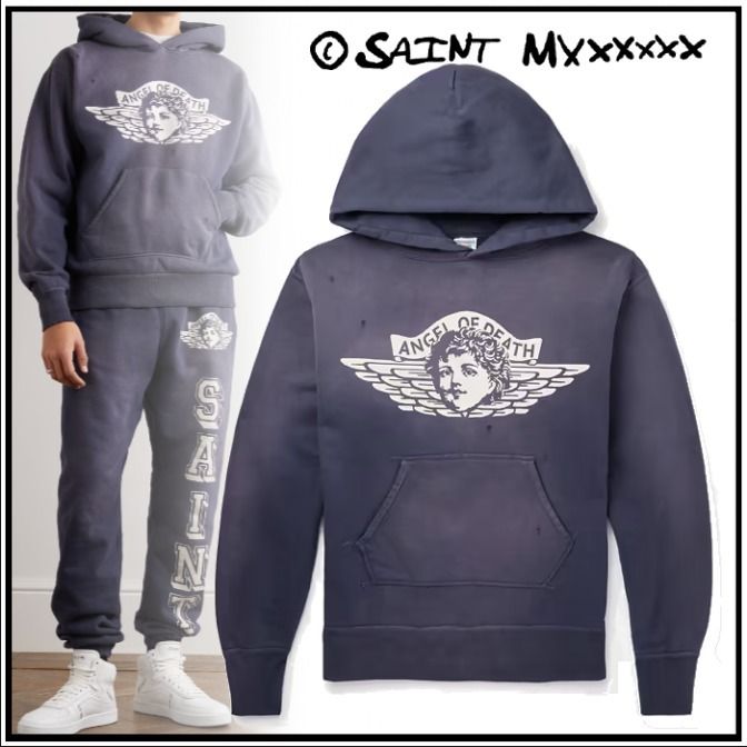 SAINT Mxxxxxx 23SS ANGEL OF DEATH パーカー L