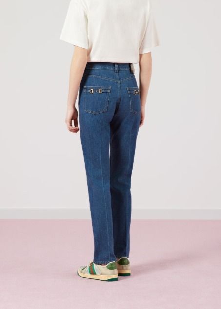 GUCCI ダークブルーデニム ストレートレッグ