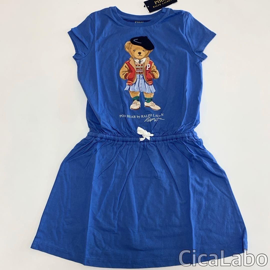 国内発送☆ラルフローレン☆ポロベア Tシャツ ワンピース 女の子