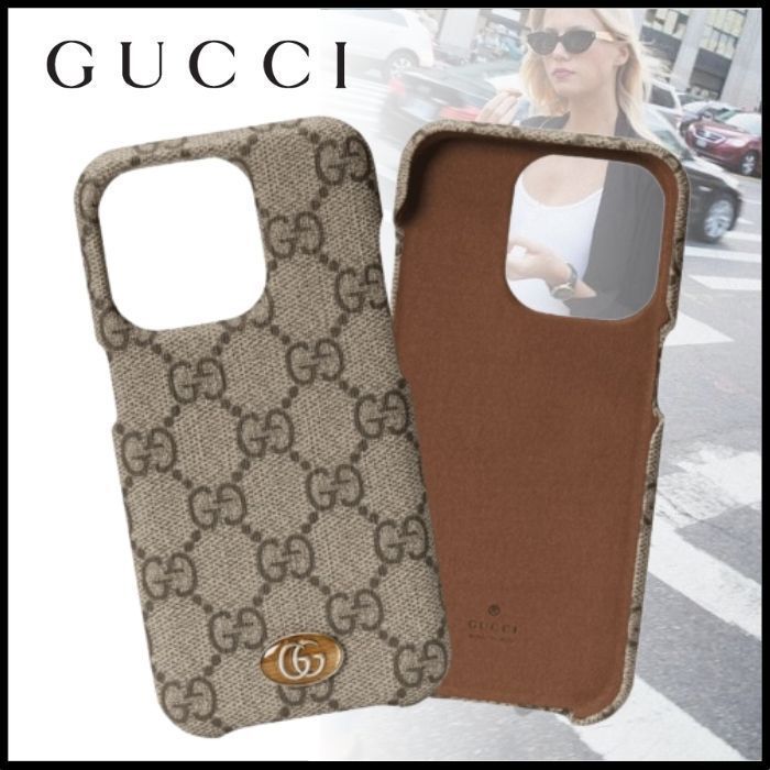 すぐ届く【GUCCI】 オフィディア IPHONE ケース プレゼントに♪ (GUCCI