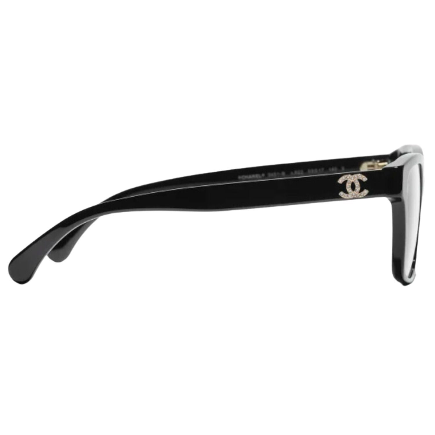 CHANEL シャネル ロゴ Square スクエア シェイプ メガネ CH3451B CHANEL シャネル ロゴ Square スクエア シェイプ メガネ CH3451B